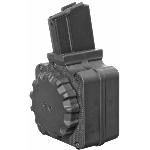 Promag Industries, Drum Magazine, 308 Winchester, 50 Rounds, Fits M1a, Polymer, Black