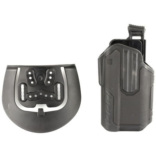 Blackhawk, Omnivore L2 Multi-Fit Holster, Fits More Than 150 Styles Of Semi-Automatic Handguns With Surefire X300a/X300, Thumb Activated Active Retention Mechanism, Level 2 Retention, Right Hand, Black