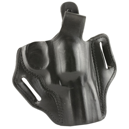Desantis Gunhide, Thumb Break Scabbard Belt Holster, Fits 3" Colt Python, 3" Ruger Gp100, 2 1/2-3" S&W L Frame, Right Hand, Black Leather