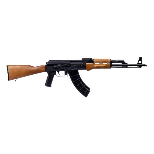 Century Arms, Bft47, Semi-Automatic Rifle, Ak, 7.62X39, 16.5" Barrel, Matte Finish, Black, Walnut Stock, Walnut Handguard, Polymer Grip, Adjustable Sights, 30 Rounds, 1 U.S. Palm Magazine