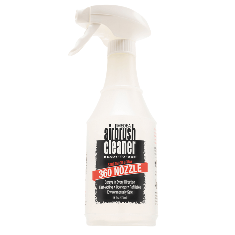 Medea Airbrush Cleaner With Invertible 360° Nozzle 16 Oz