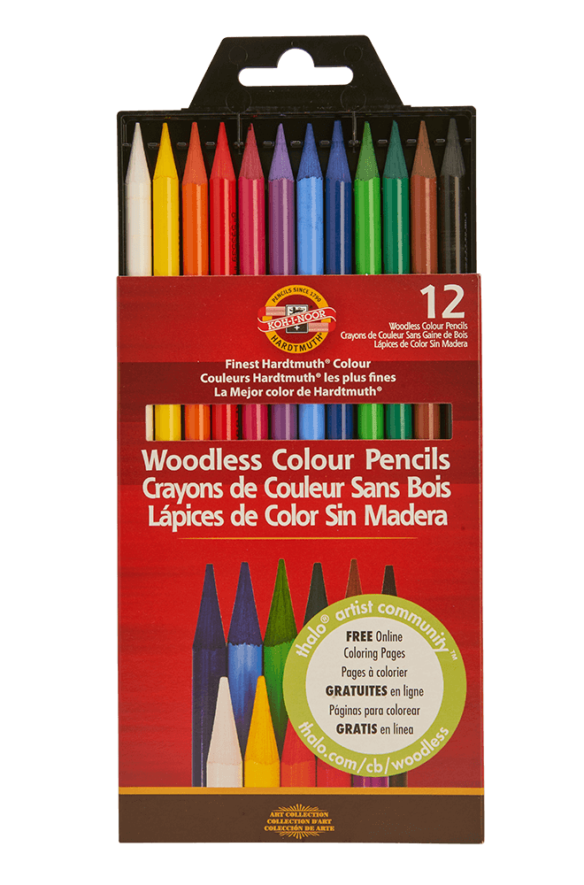 Koh-I-Noor Progresso Woodless Pencil Set Of 12