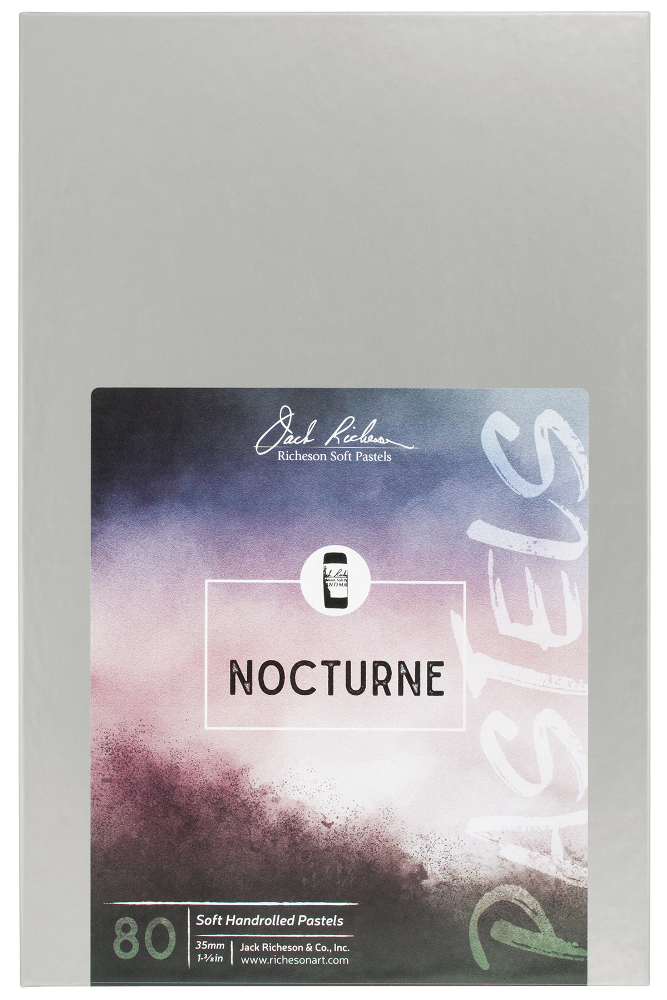 Richeson Soft Handrolled Pastels Set Of 80 - Color: Nocturne