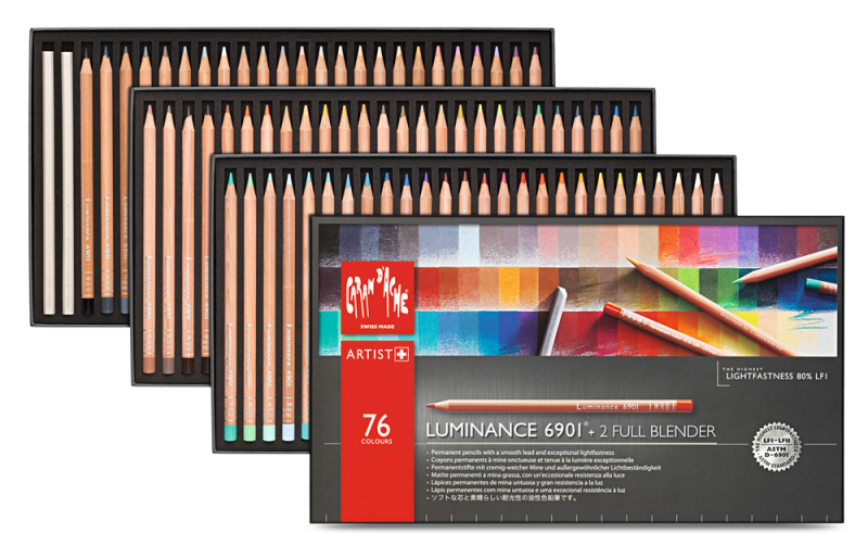 Caran D'ache Luminance Lightfast Pencil Set Of 76