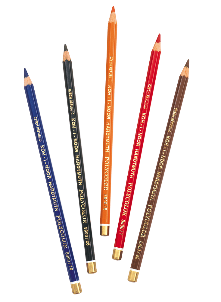 Koh-I-Noor Polycolor Colored Pencil Tin Set Of 12