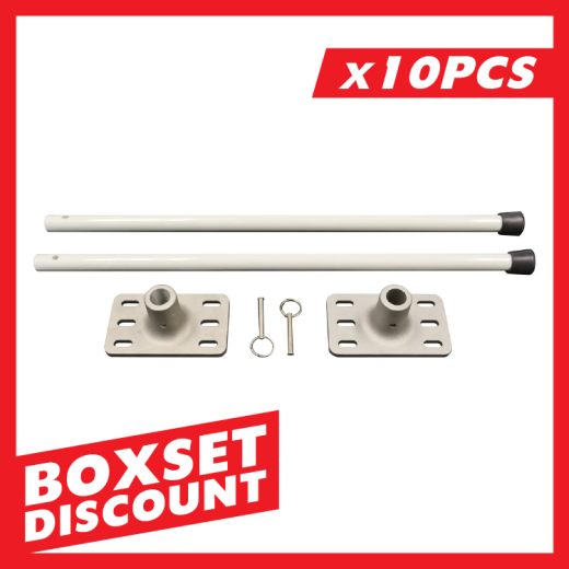 Wall Mount Banner Bracket 30" - Hardware Only: Buy in Bulk Today!