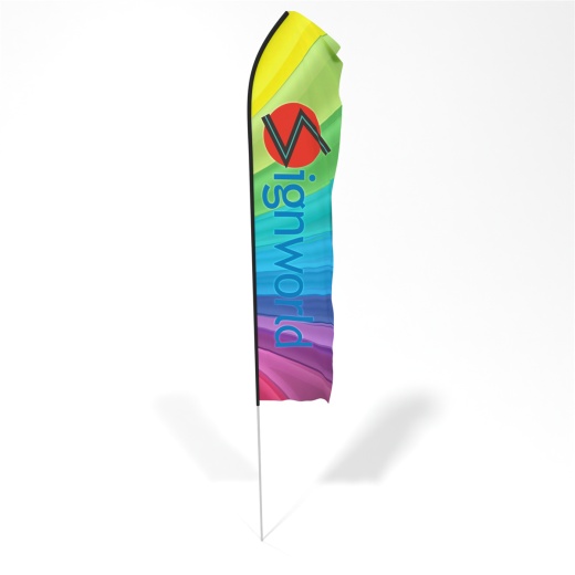 16 Ft Feather Flag Kit - Custom Printed Advertising Flag