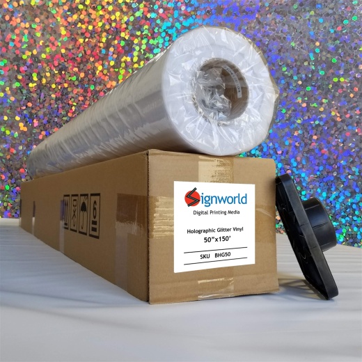 Signworld Holographic Glitter Adhesive Vinyl 50x150