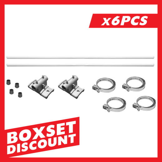 Double Sided Street Pole Banner Bracket 24" - Hardware Only Box Sets