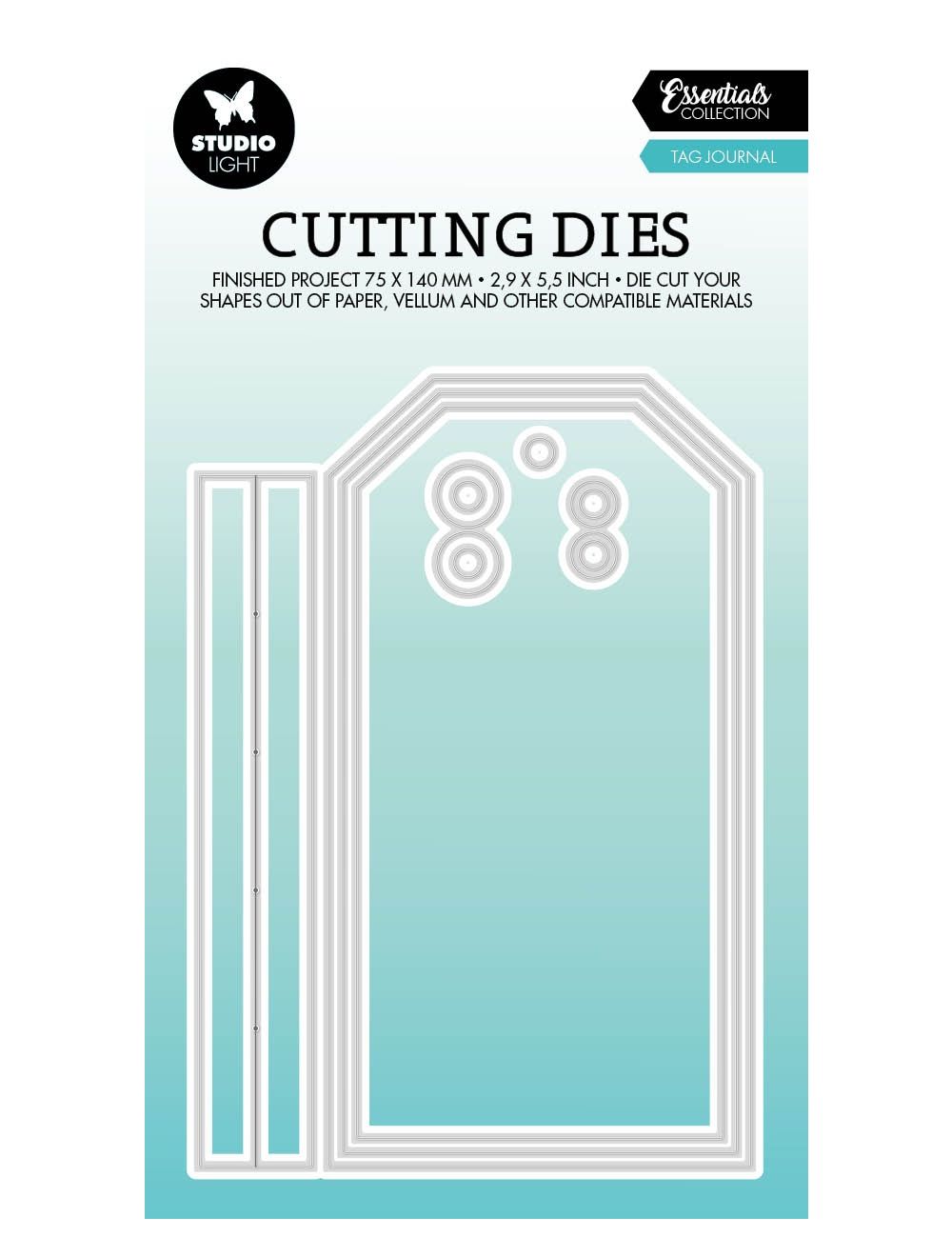 SL Cutting Die Square Journal Essentials 148x210x1mm 1 PC Nr.100