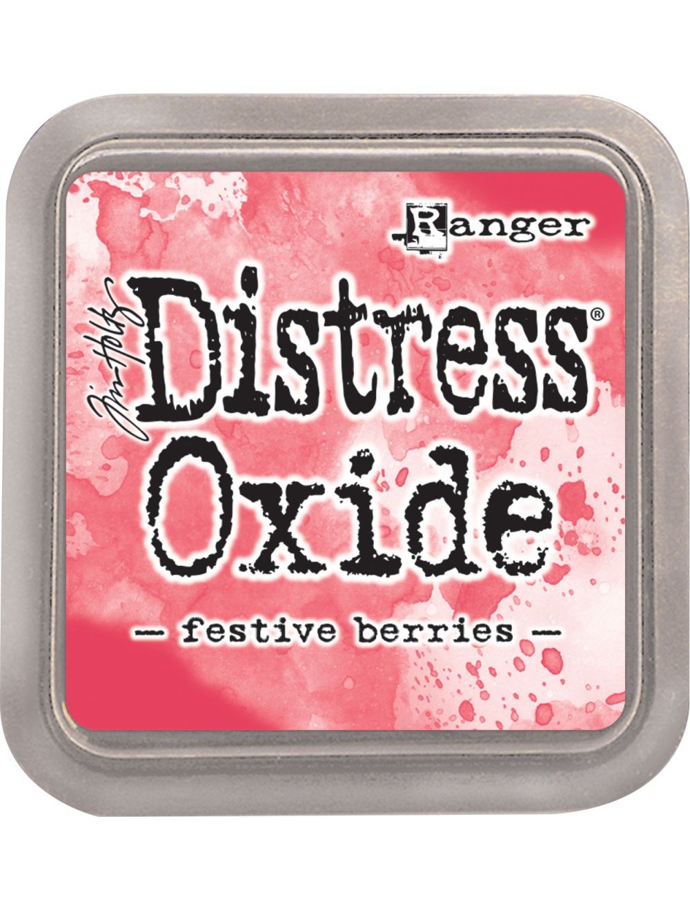 distress oxide - festive berries