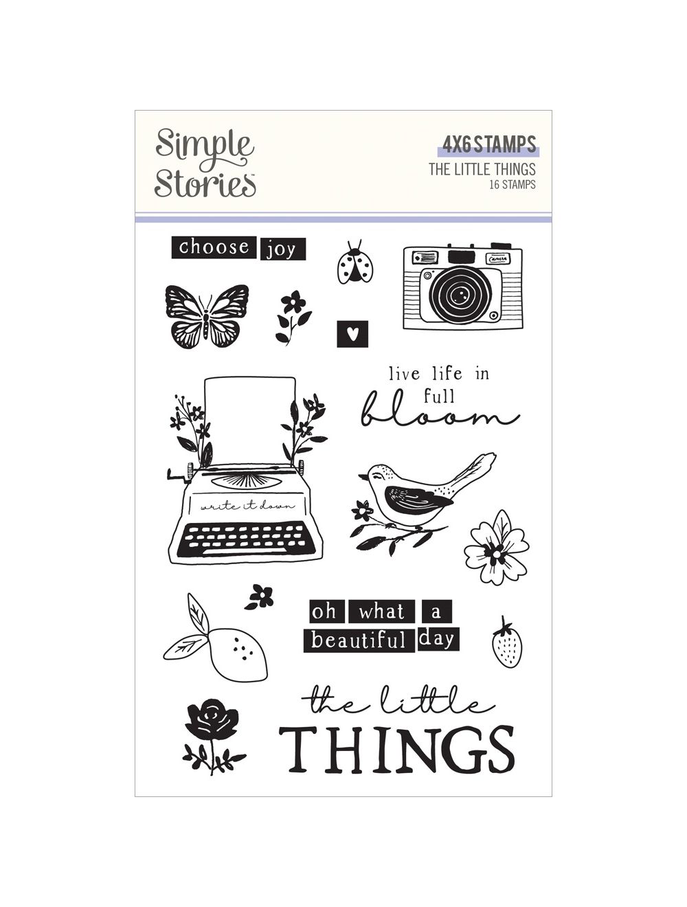 Graphic 45 Little Things Stamp Set