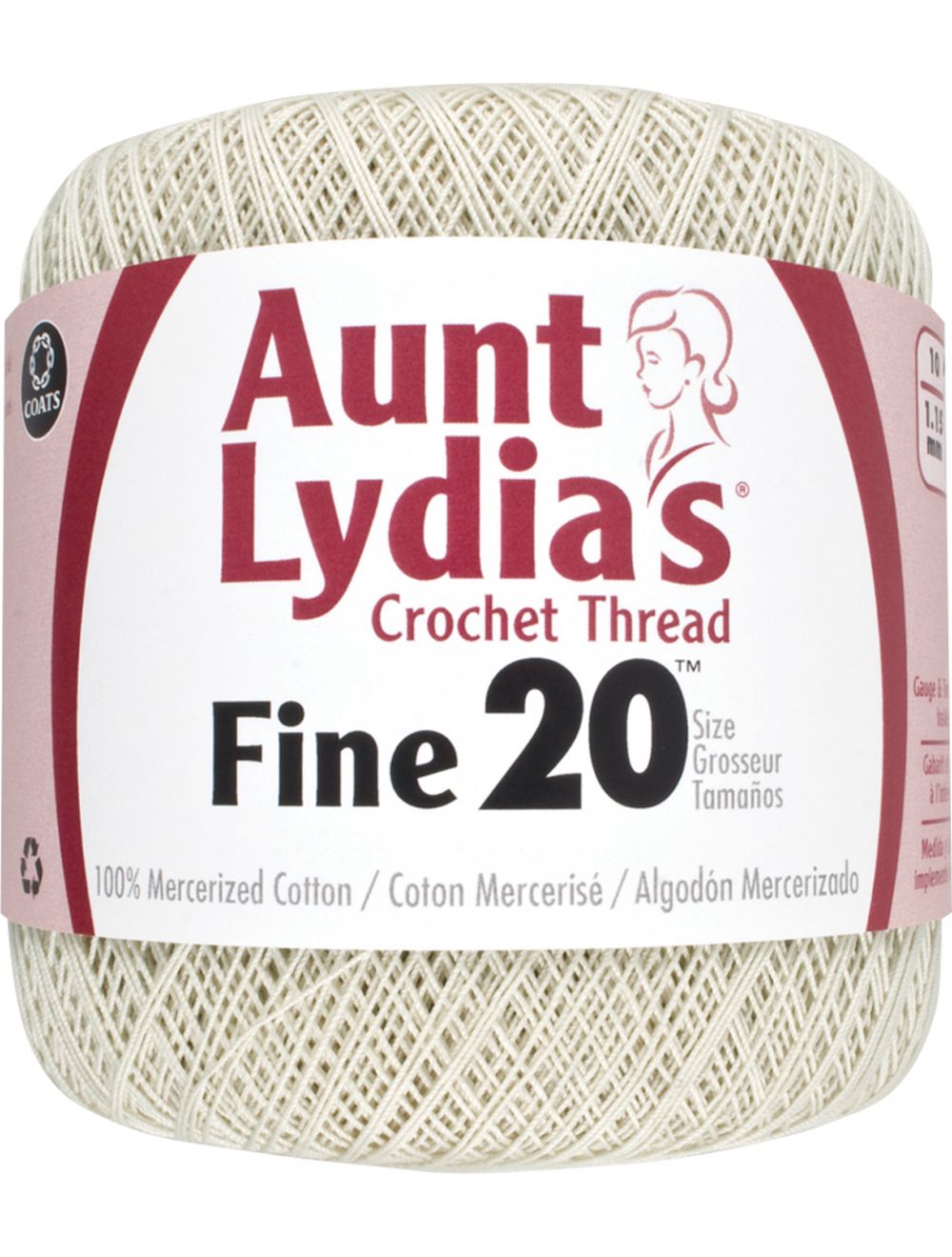 Aunt Lydia's Classic Crochet Thread Size 10 Jumbo