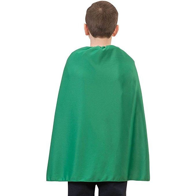 Green Superhero Child