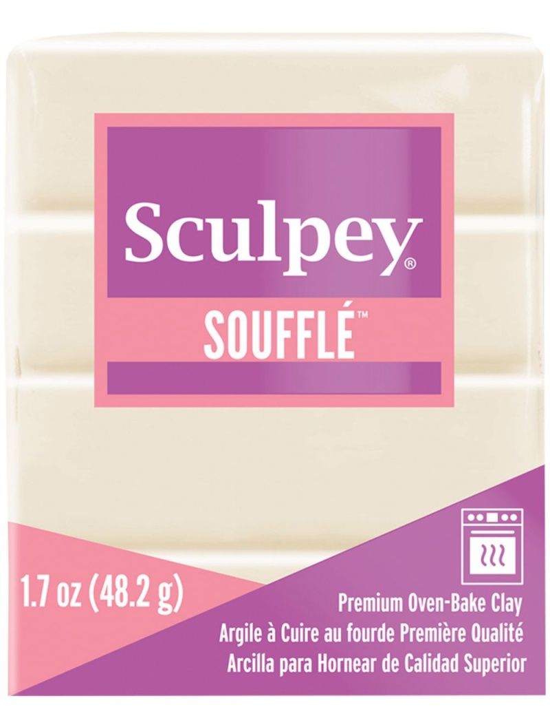 Sculpey Souffle Polymer Clay Ivory 2oz 