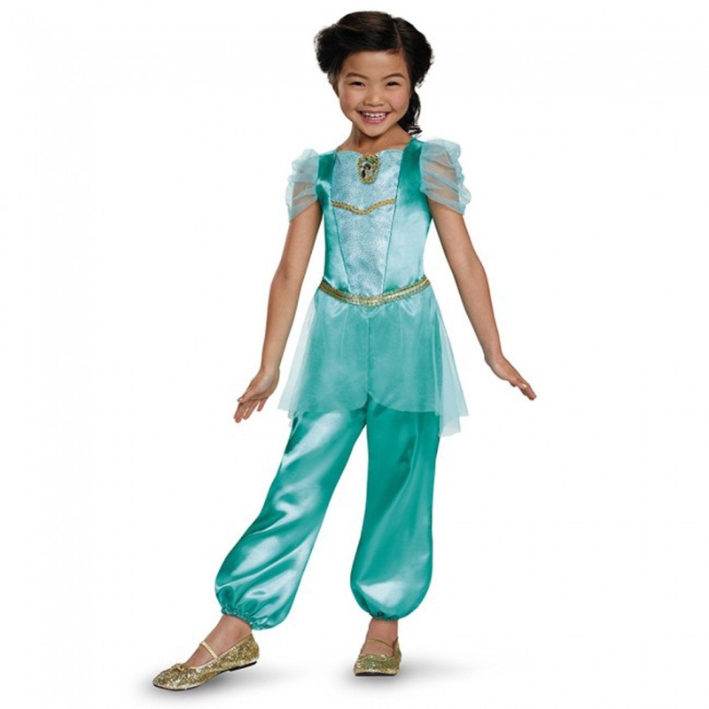 Jasmine Classic Disney Princess Aladdin Costume One Color X Small 3T-4t