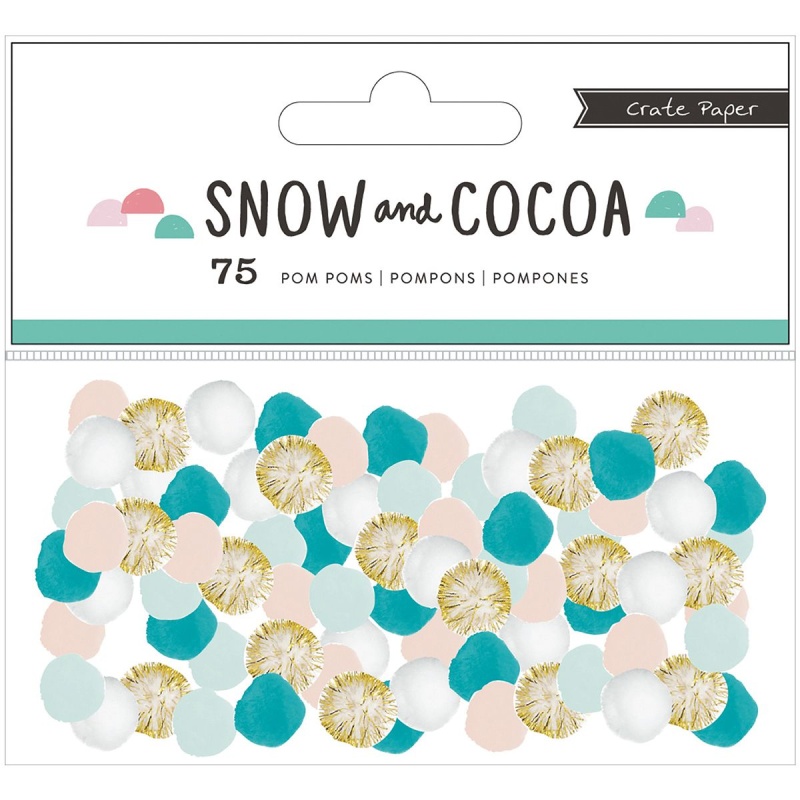 Snow And Cocoa Collection Pom Poms