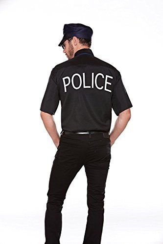Halloween Wholesalers Pull Over Police Men's Shirt