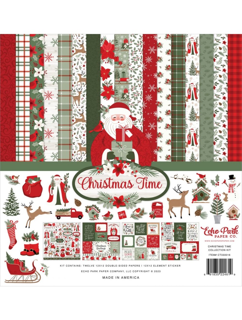 Echo Park Collection Kit 12X12-Christmas Time