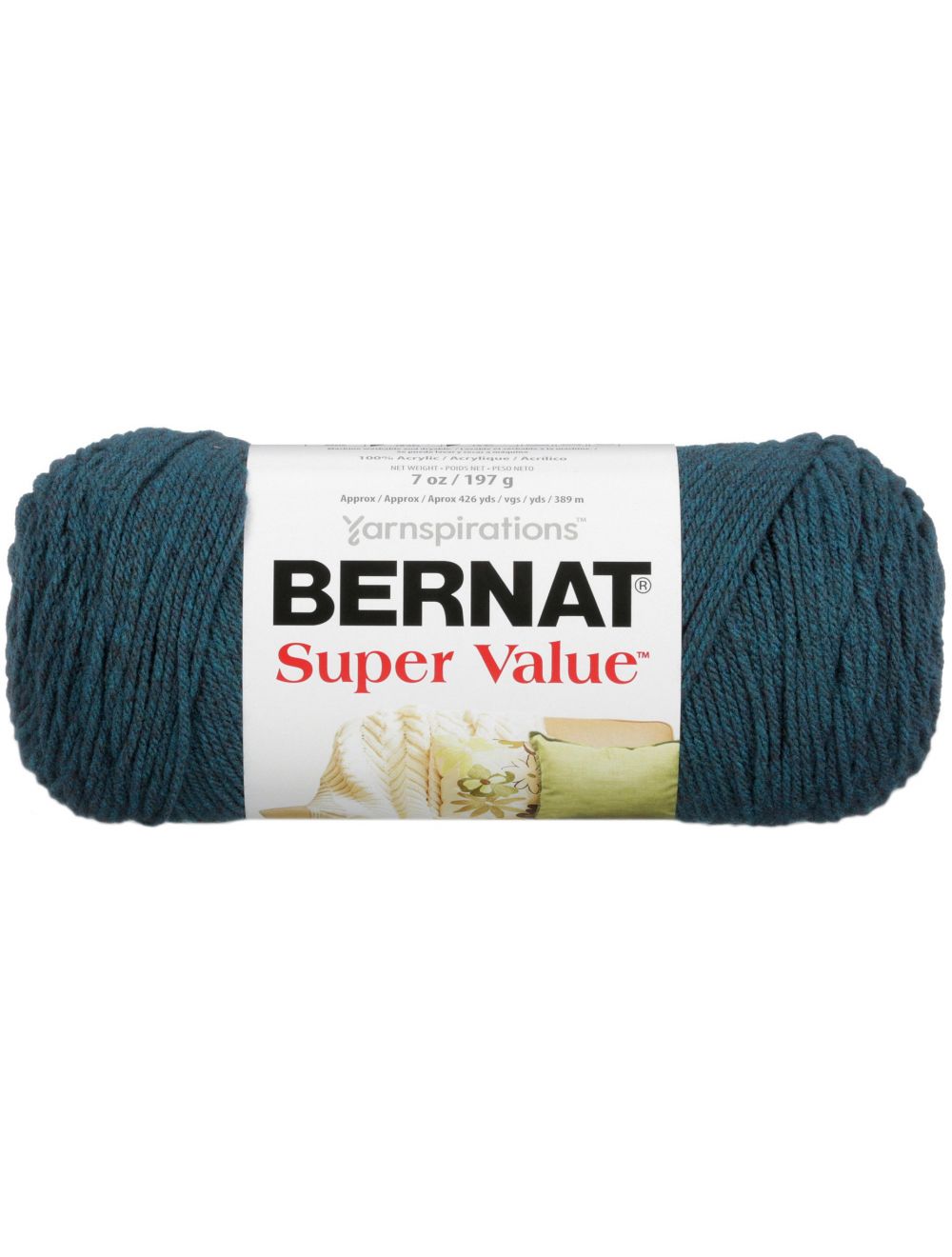 Bernat Baby Blanket Big Ball Yarn - Little Teal Dove