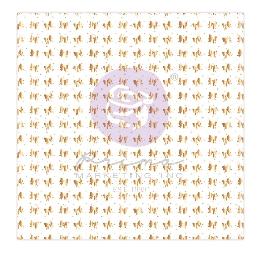 Peach Tea By Frank Garcia Single Sided Acetate, 12 Inch X12 Inch W Per Foil Detail