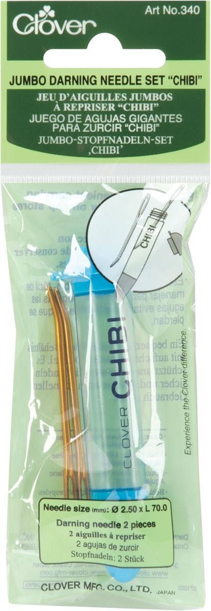 Clover Chibi Tapestry Needle Set-Jumbo 2 Per Pkg