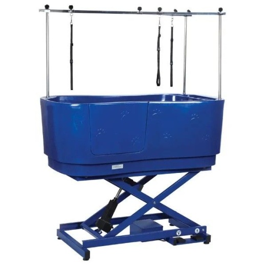 Master Equipment Poly Pro Lift Dog Grooming Tub Blue