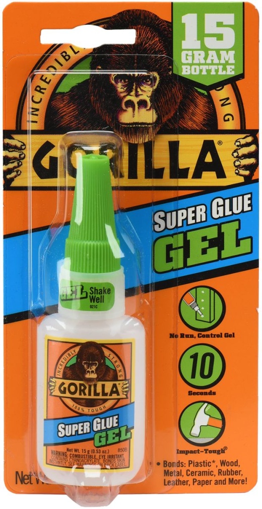 Gorilla Super Glue Gel .53Oz - Industrial-Strength Adhesive for Multipurpose Bonding