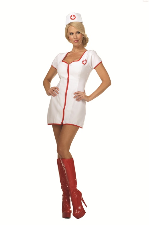 Hot Aid Small Adult Sexy Nurse Costume