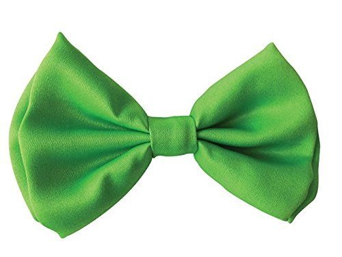 Neon Green Bowtie for Halloween Costumes