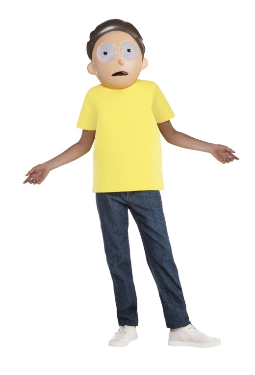 Child Rick and Morty Morty Costume Large 12-14