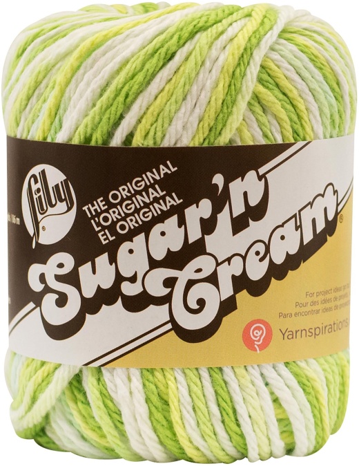 Lily Sugar N Cream Yarn Ombres Key Lime Pie 1 Pack Of 1 Skein