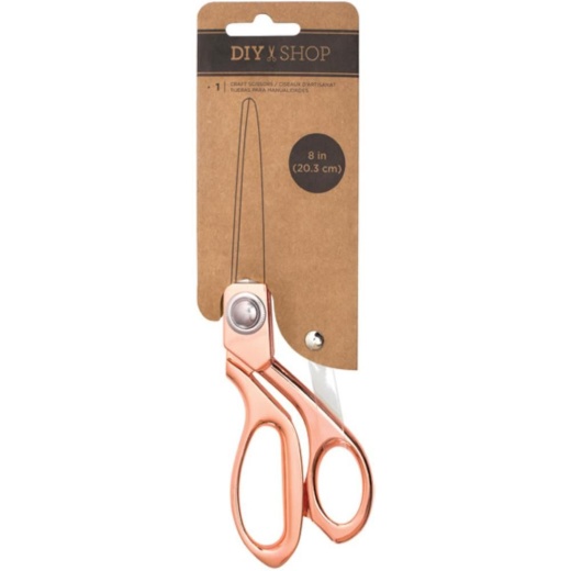 Diy Shop Collection Scissor 8 Inch Rose Gold