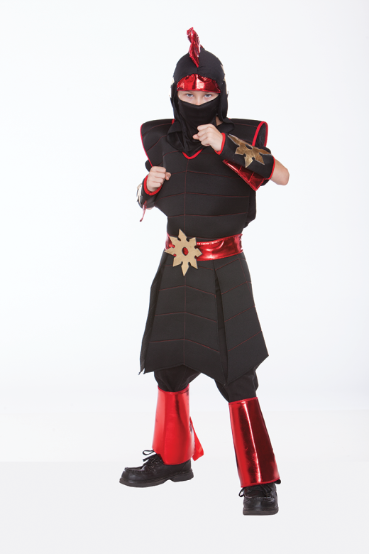 Halloween Wholesalers Ninja Kids Costume - Throwing Star Ninja