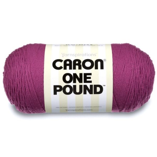 Spinrite Caron One Pound Yarn Purple Pack Of 1 Skein