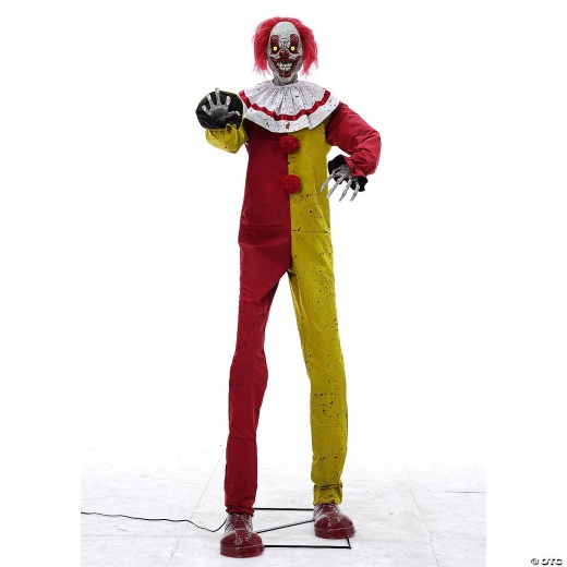 7 Pesky The Clown Animated Halloween Decoration