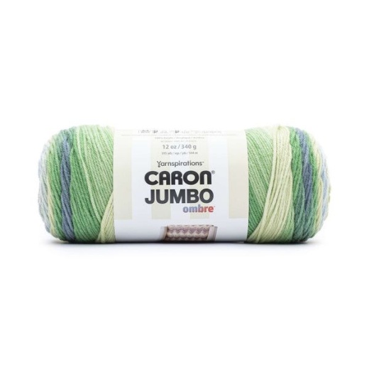 Spinrite Caron Jumbo Print Ombre Yarn Lake Mist Pack Of 1 Skein