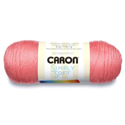 Spinrite Caron Simply Soft Collection Yarn Strawberry 1 Pack Of 1 Skein