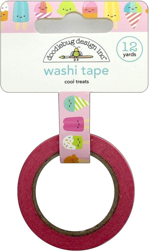 Doodlebug Washi Tape 15Mmx12yd Cool Treats