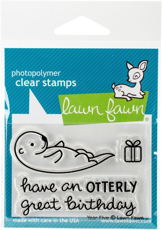 Lawn Fawn Clear Stamps 3Inchx2inch Year Five