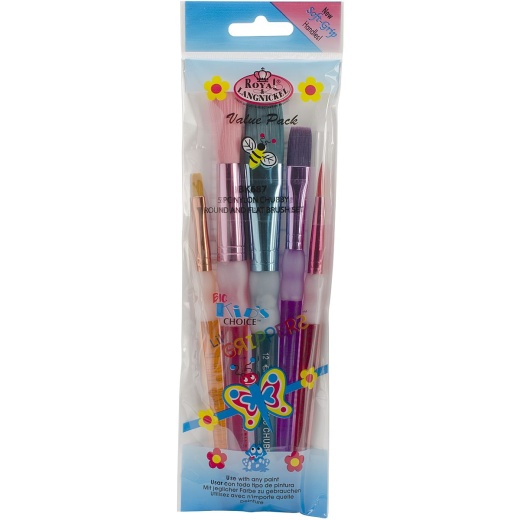 Big Kids Choice Chubby Arts And Crafts Brush Set-5 Per Pkg