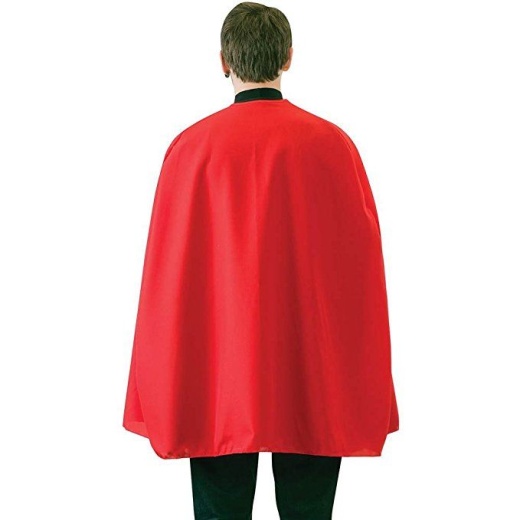 Red Superhero Adult Cape