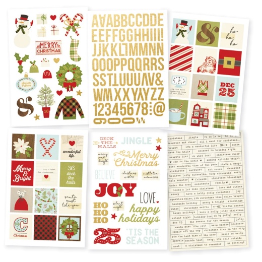 Simple Stories 7332 Classic Christmas Stickers