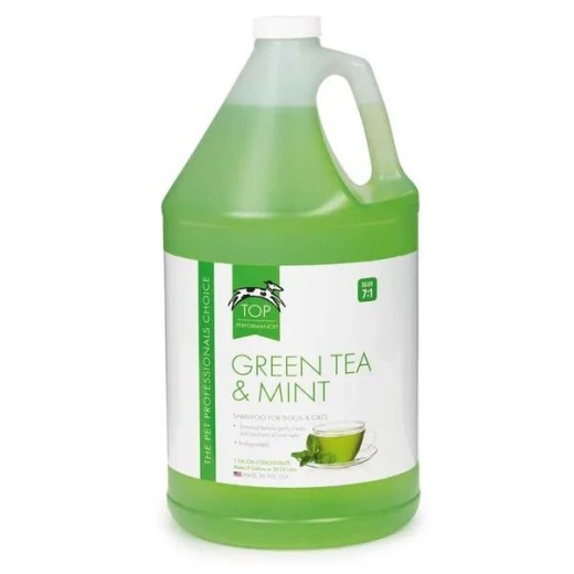 Top Performance Green Tea And Mint Dog Grooming Shampoo Gal