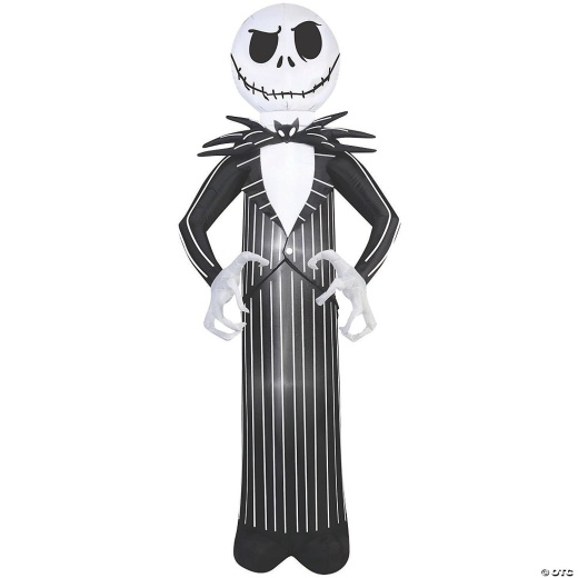 84Inch Blow Up Inflatable Nightmare Before Christmas Jack Skellington Halloween Decoration