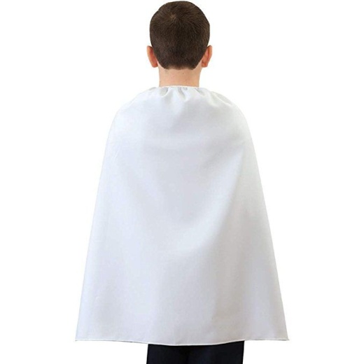 White Superhero Child Costume