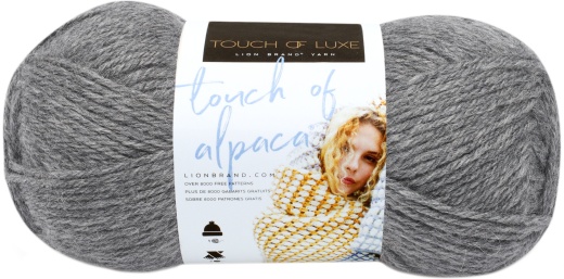 Lion Brand Touch Of Alpaca Yarn Oxford Grey Pack Of 1 Skein