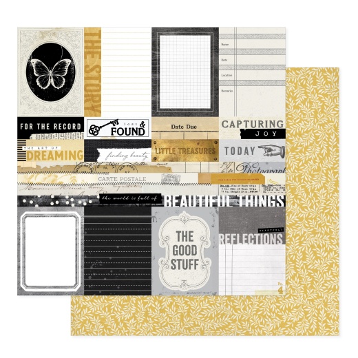 Bo Bunny Charmed Chronicles Double-Sided Cardstock 12 X 12 Inch-Beautiful Things(Pack Of 25)