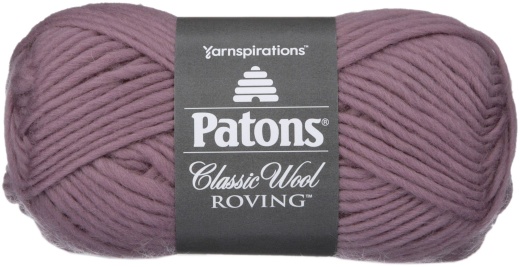 Patons Classic Wool Roving Yarn Frosted Plum 1 Pack Of 1 Skein