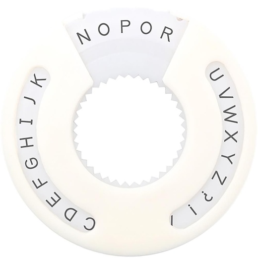 Label It Font Wheel-San Serif Large